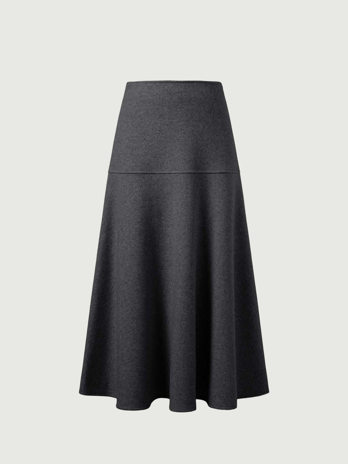 Wollook Uitlopende Maxirok