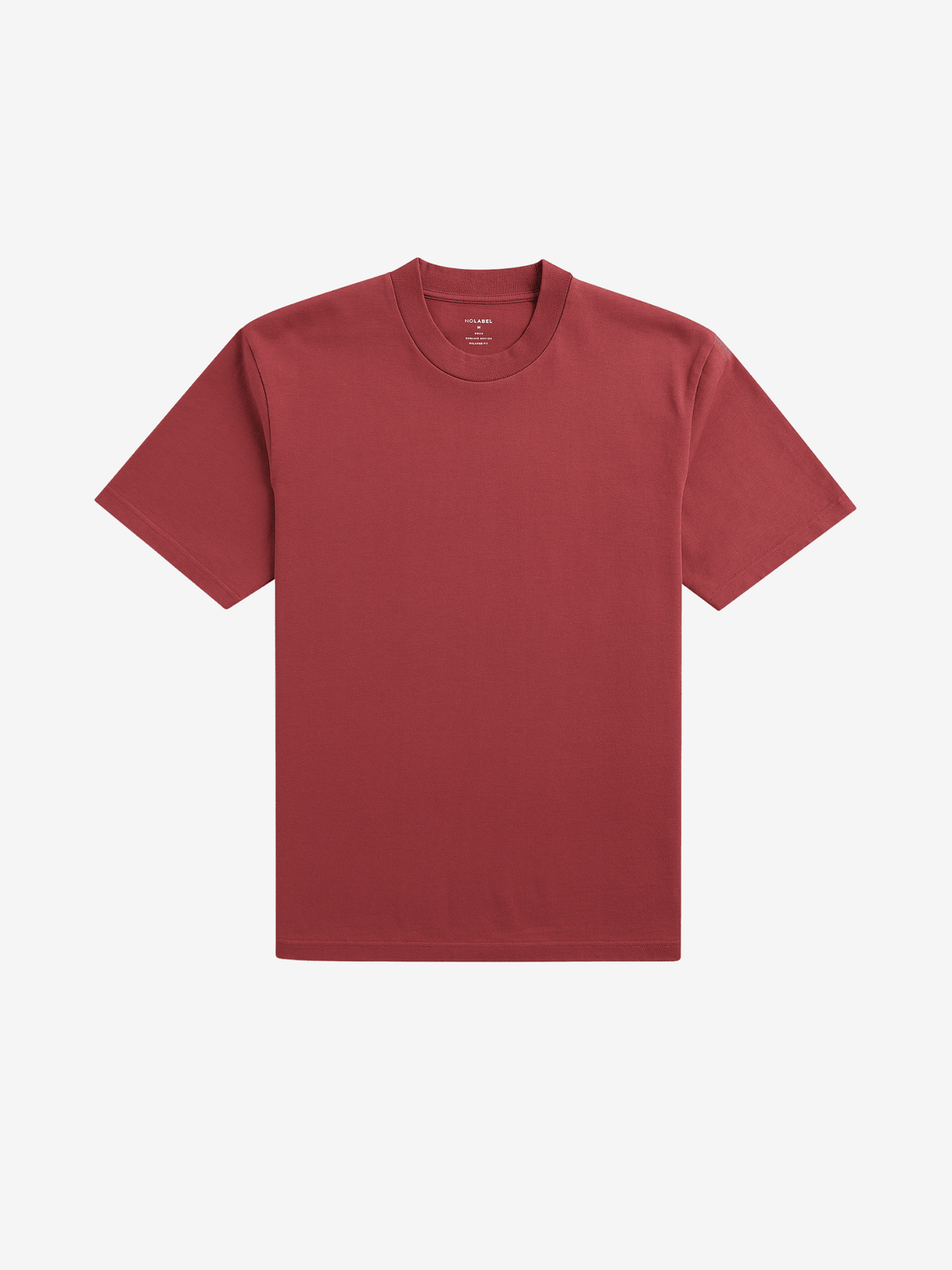Moon Heavyweight T-Shirt – Brick Red - Roviane