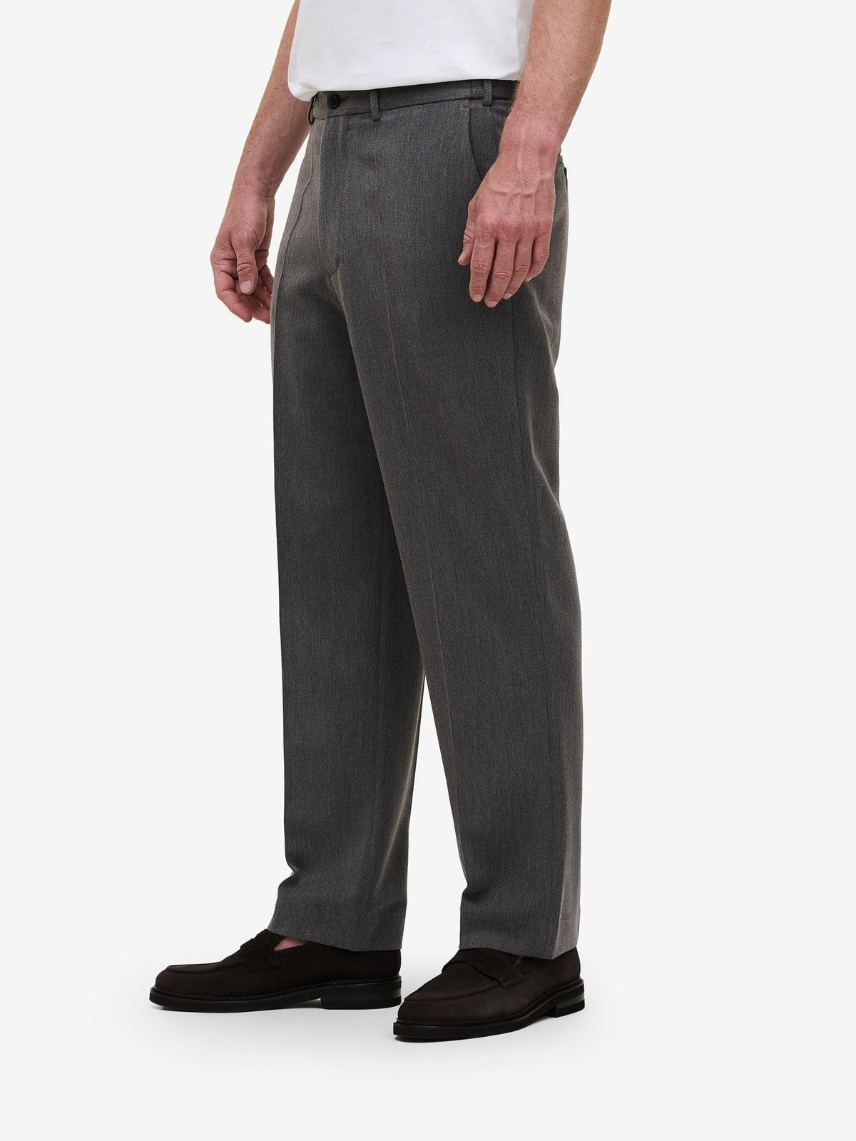 Clifton Relaxed Trousers – Dark Grey - Roviane