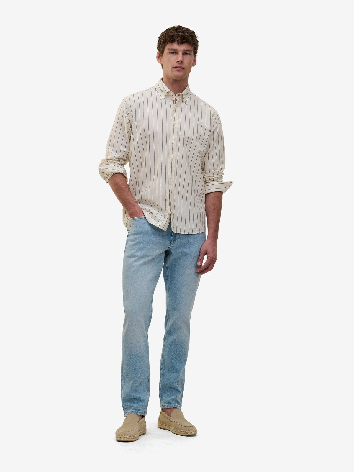 Yamane Heavyweight Denim Jeans – Light Blue - Roviane