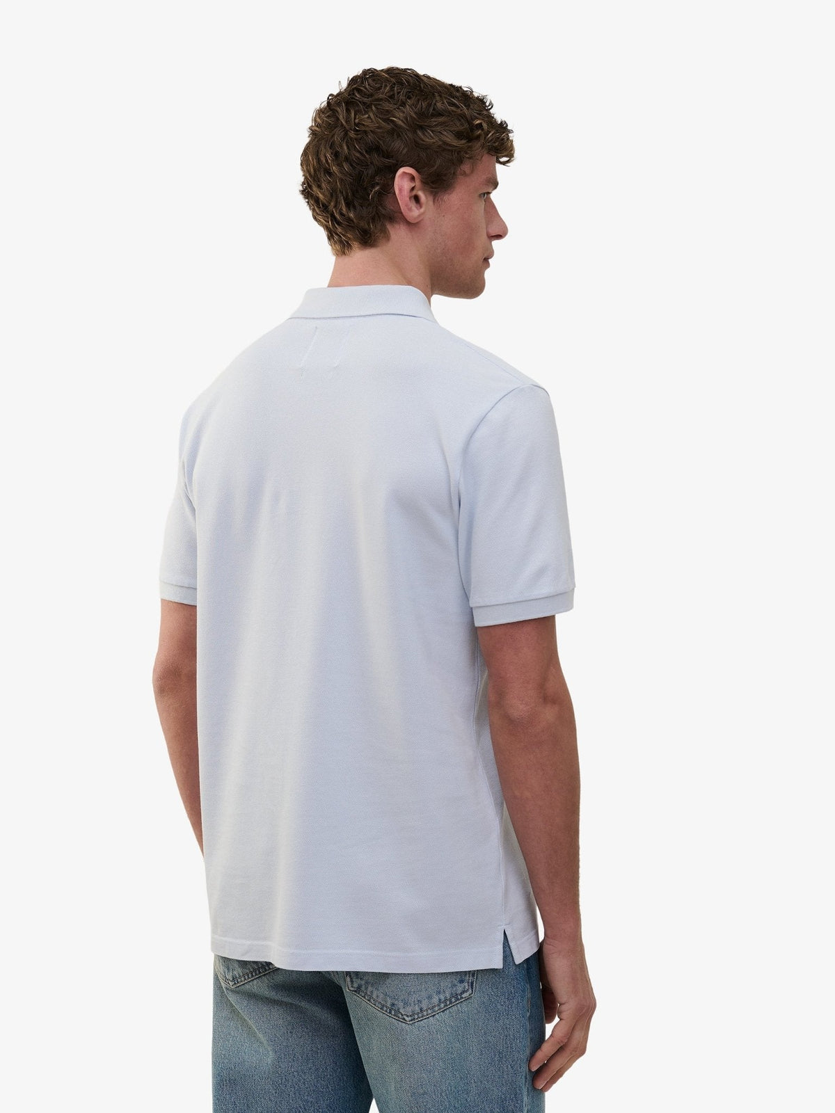Lewis Piqué Polo – Arctic Ice Blue - Roviane