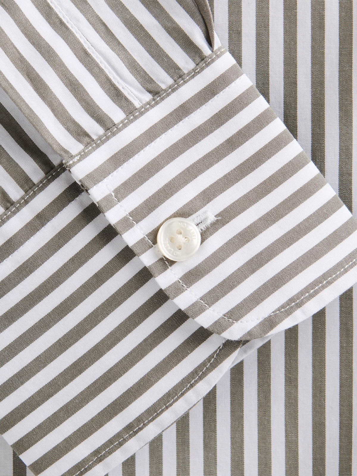 Specialist Striped Shirt – Olive - Roviane
