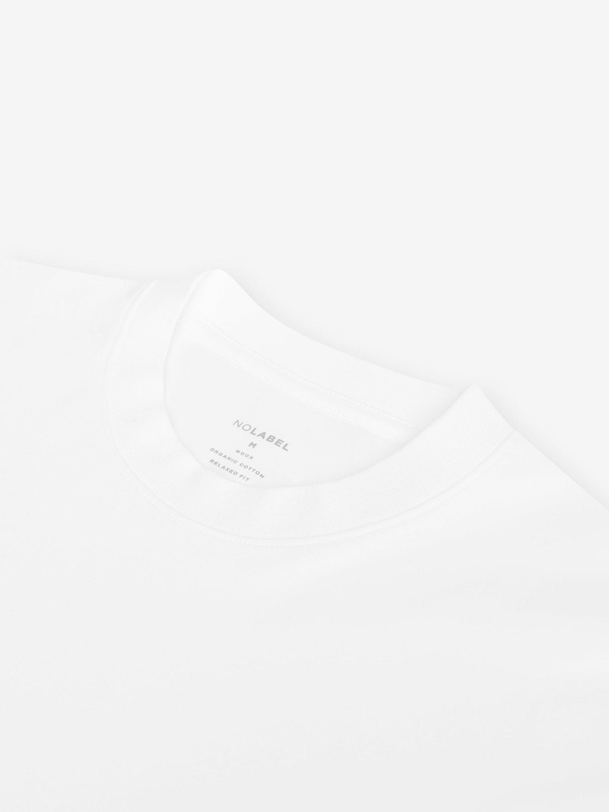 Moon Interlock Cotton T-Shirt – White - Roviane