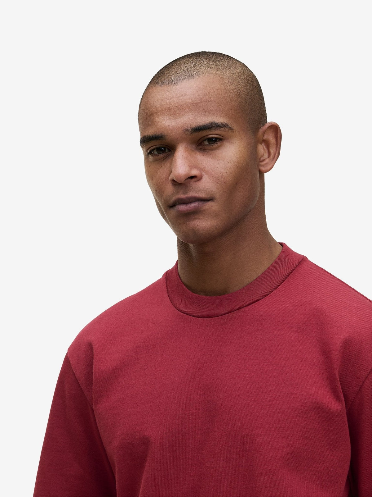 Moon Heavyweight T-Shirt – Brick Red - Roviane