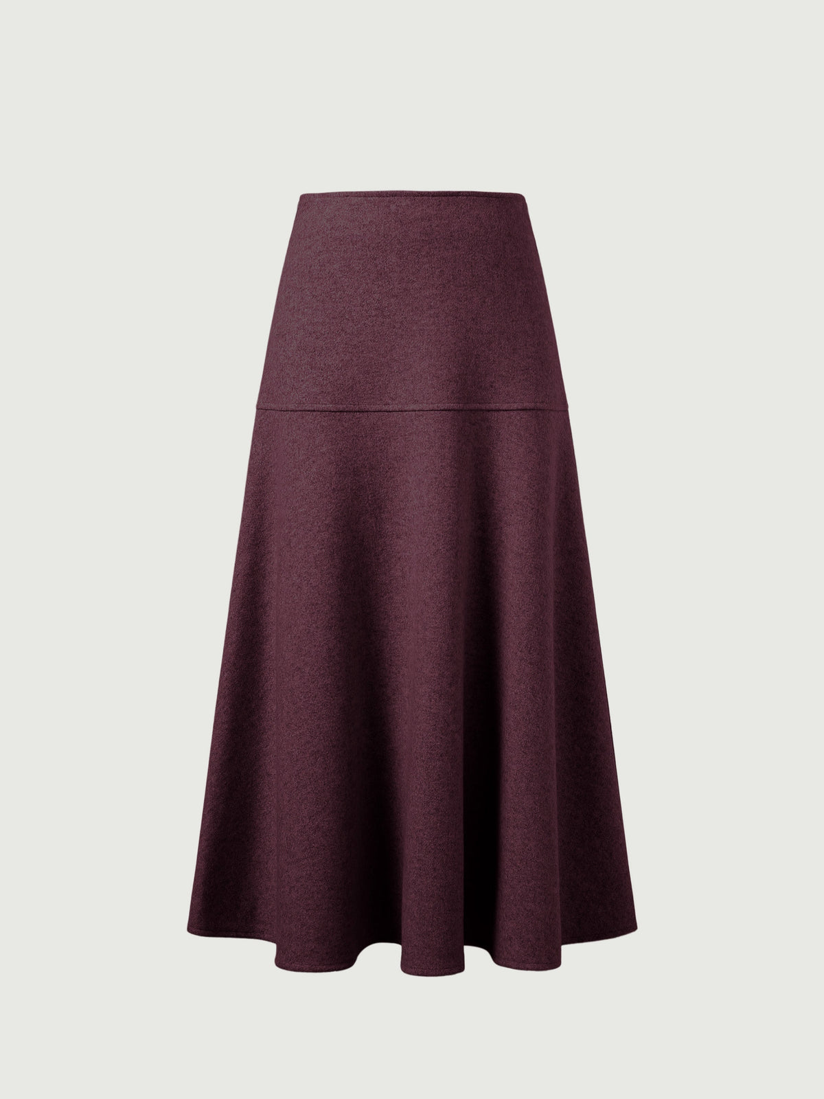 Wollook Uitlopende Maxirok