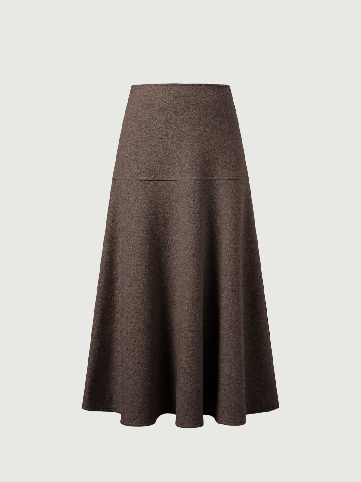Wollook Uitlopende Maxirok