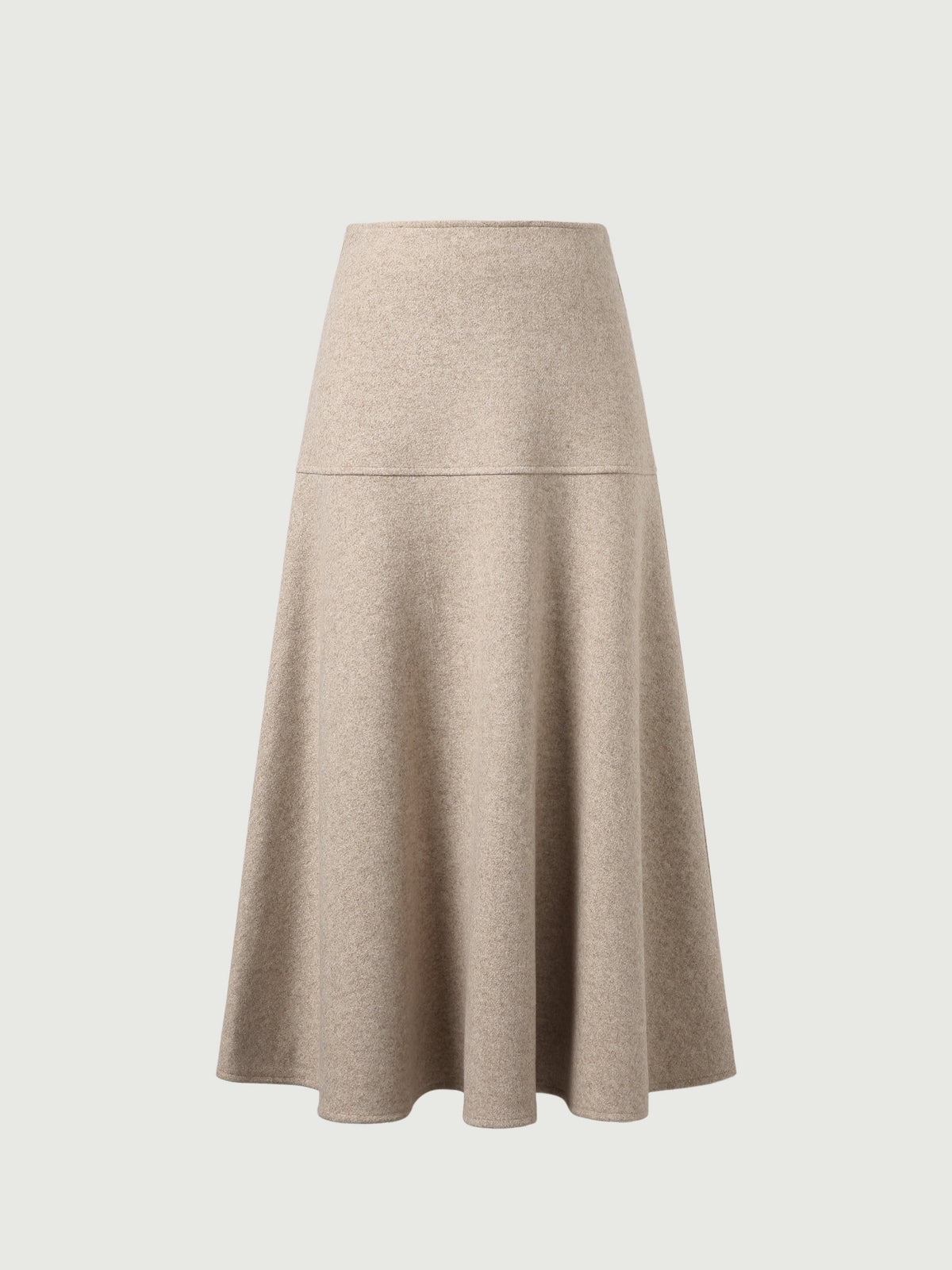 Wollook Uitlopende Maxirok