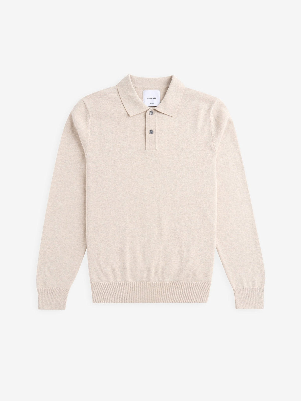 Harvey Cotton-Silk Knit – Moonbeam Sand - Roviane