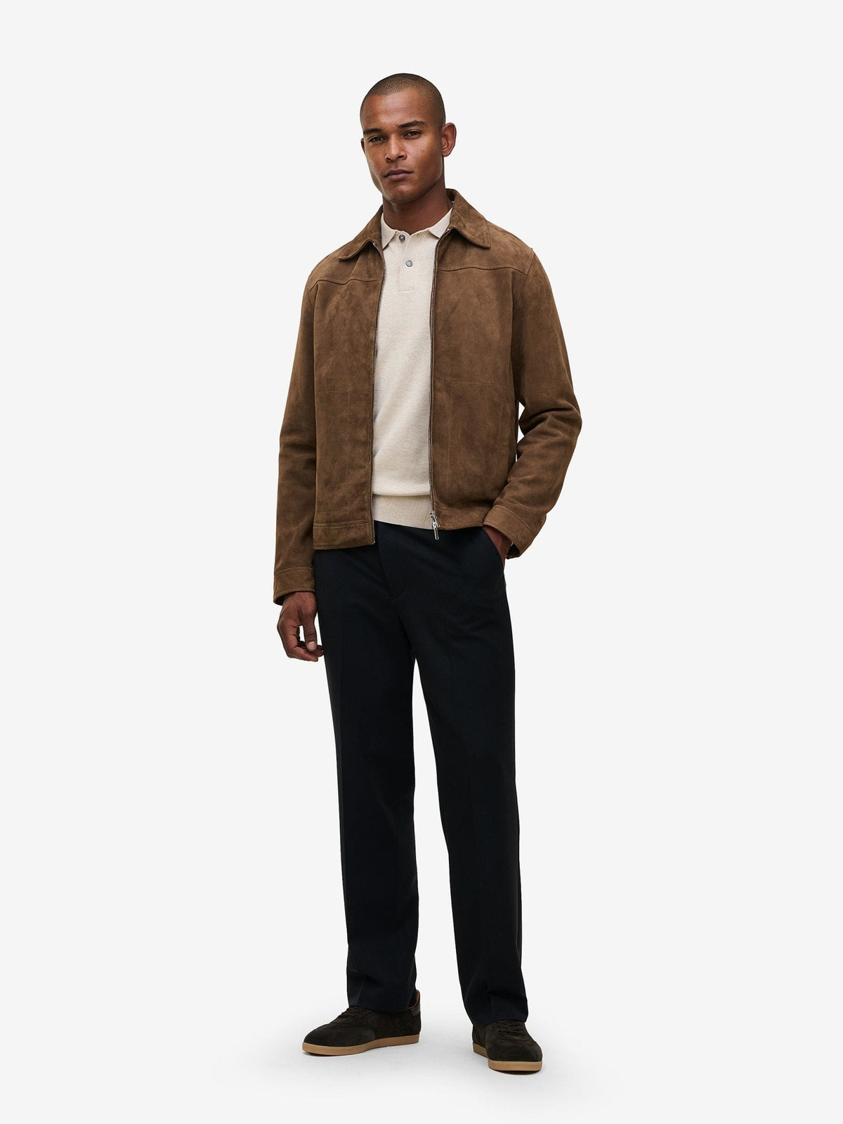 Harvey Cotton-Silk Knit – Moonbeam Sand - Roviane