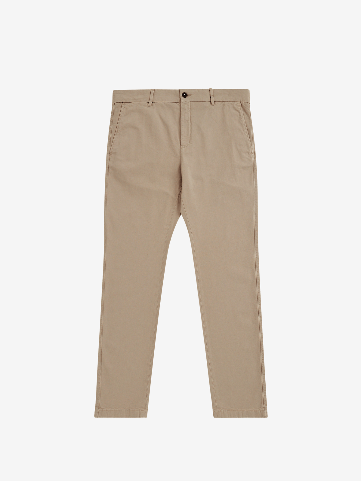 Diego Slim Tapered Chinos – Taupe - Roviane