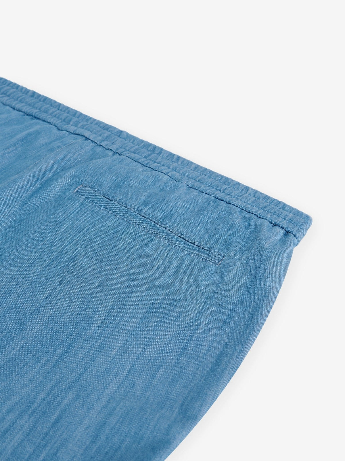 Breeze Chambray Shorts – Mid Blue - Roviane