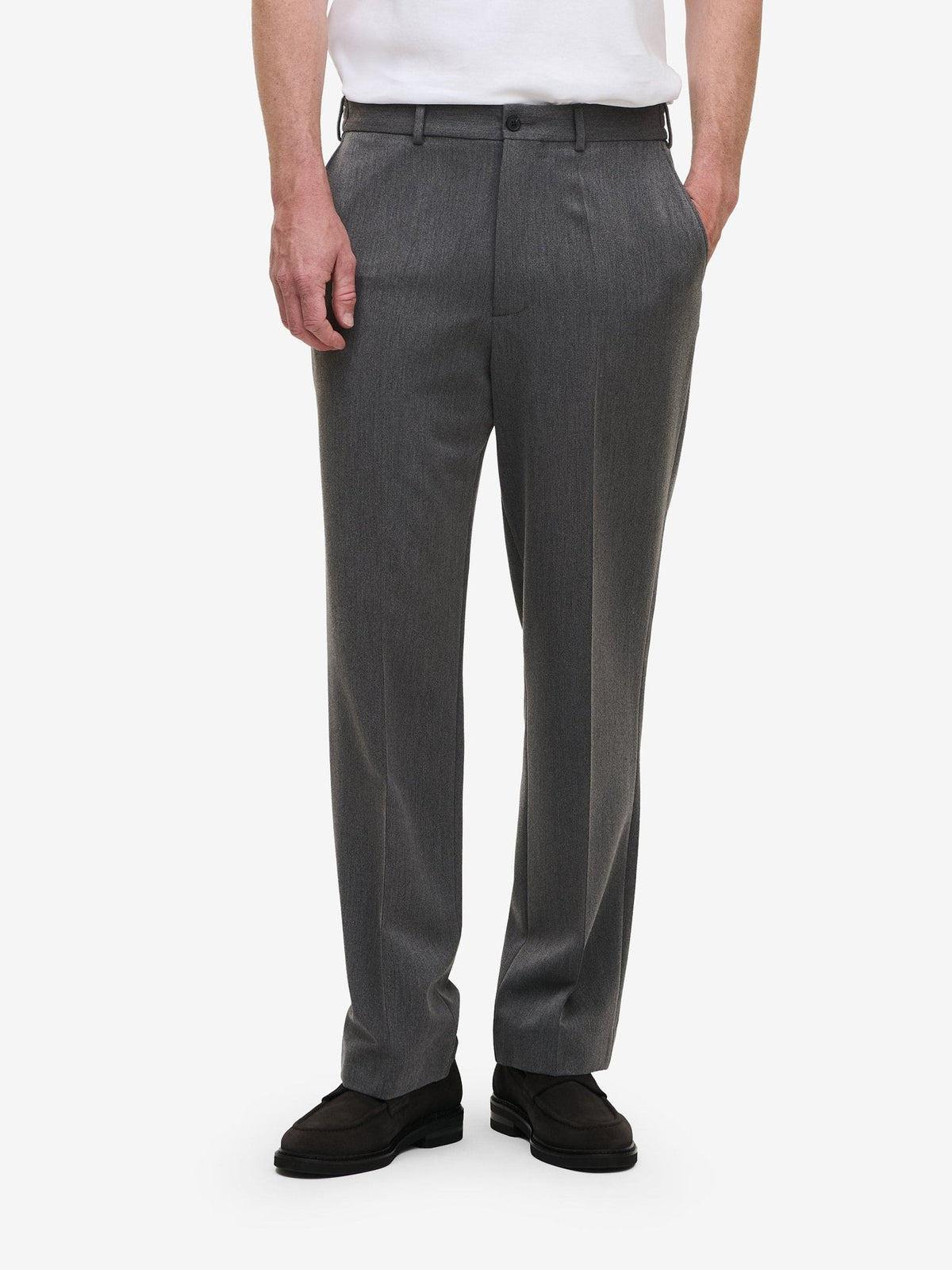 Clifton Relaxed Trousers – Dark Grey - Roviane