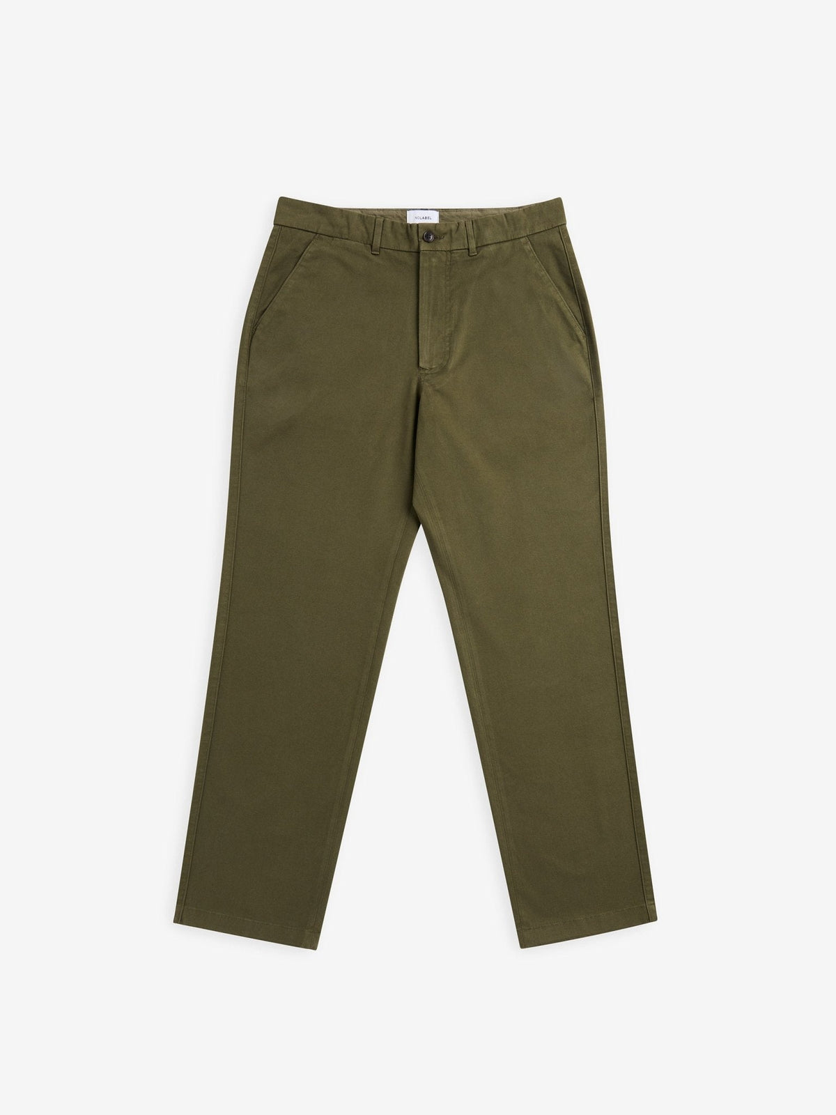 Melville Cotton-Stretch Trousers – Dark Olive - Roviane