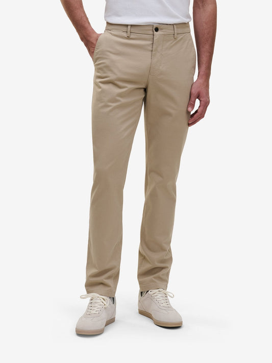 Diego Slim Tapered Chinos – Taupe - Roviane