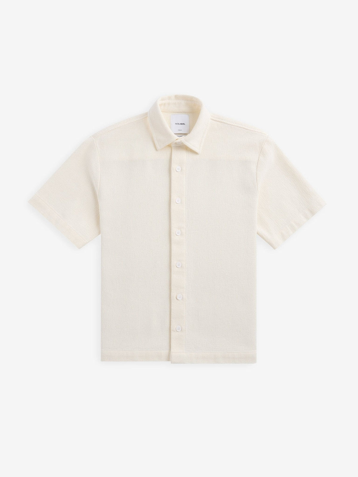 Durban Openwork Cotton Shirt – Off White - Roviane