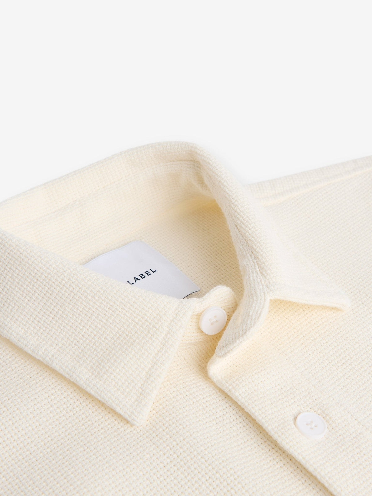 Durban Openwork Cotton Shirt – Off White - Roviane