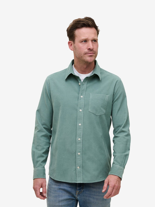 Brookvale Corduroy Shirt – Chinois Green - Roviane