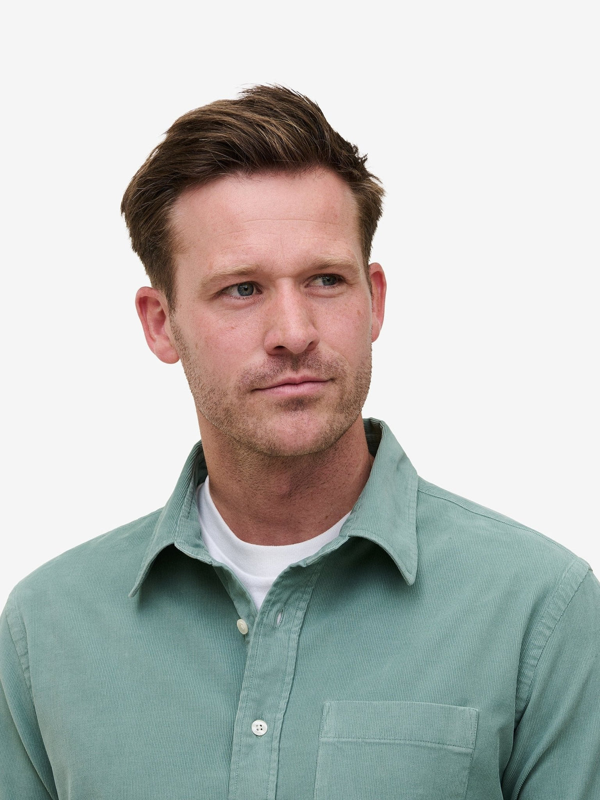 Brookvale Corduroy Shirt – Chinois Green - Roviane