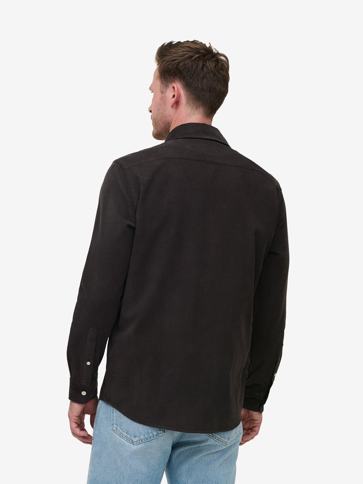 Brookvale Corduroy Shirt – Dark Brown - Roviane