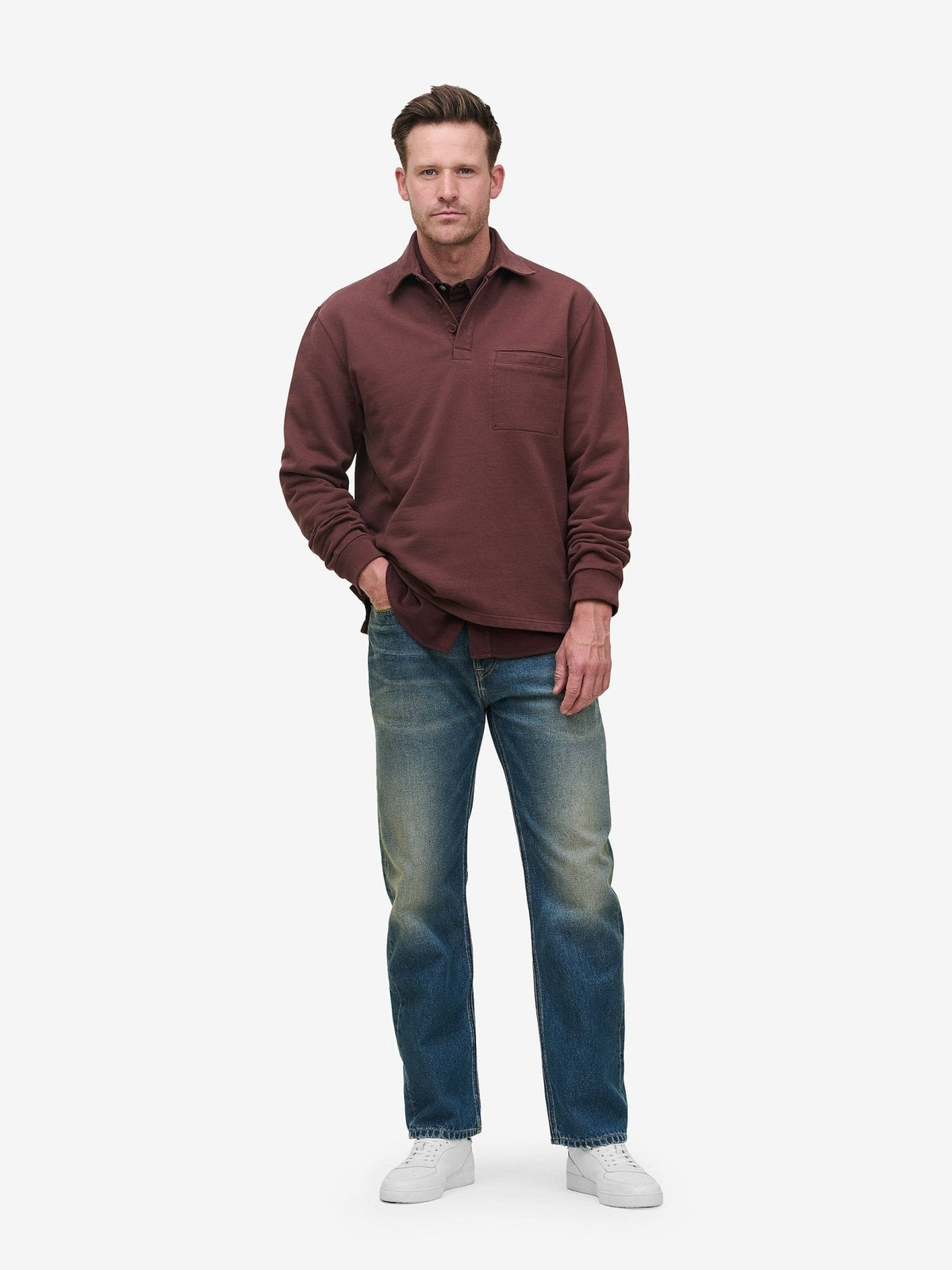 Brookvale Corduroy Shirt – Dark Mauve - Roviane