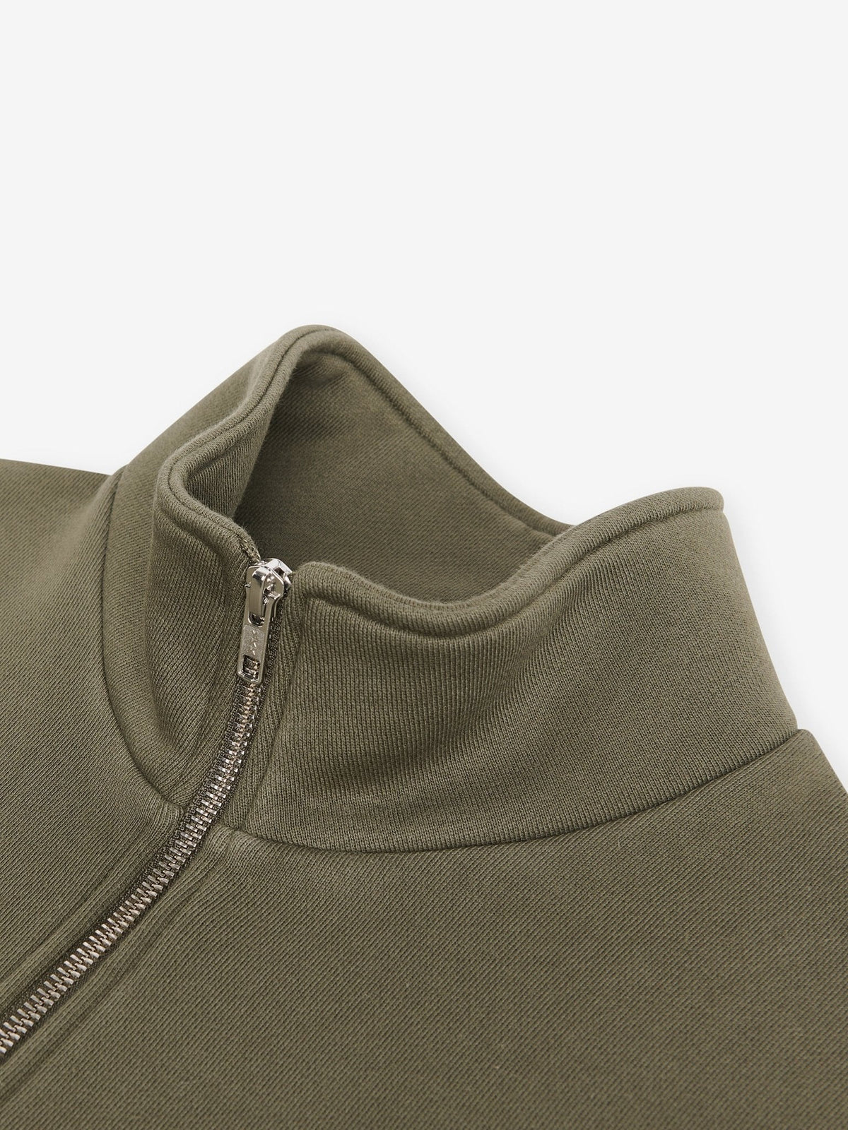 Columbia Half-Zip Sweatshirt – Dark Olive - Roviane