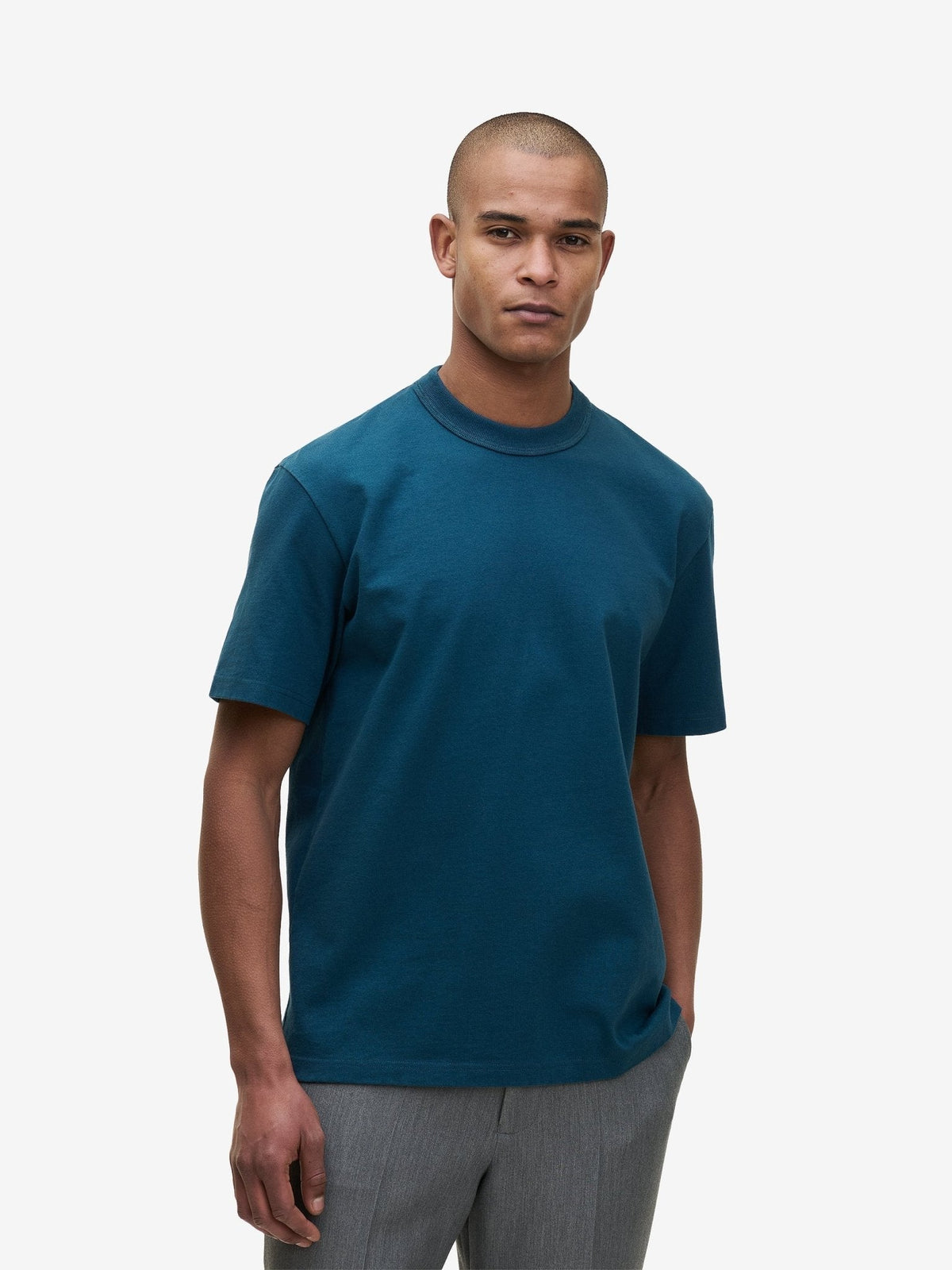 Rio Midweight T-Shirt – Deep Dive Blue - Roviane