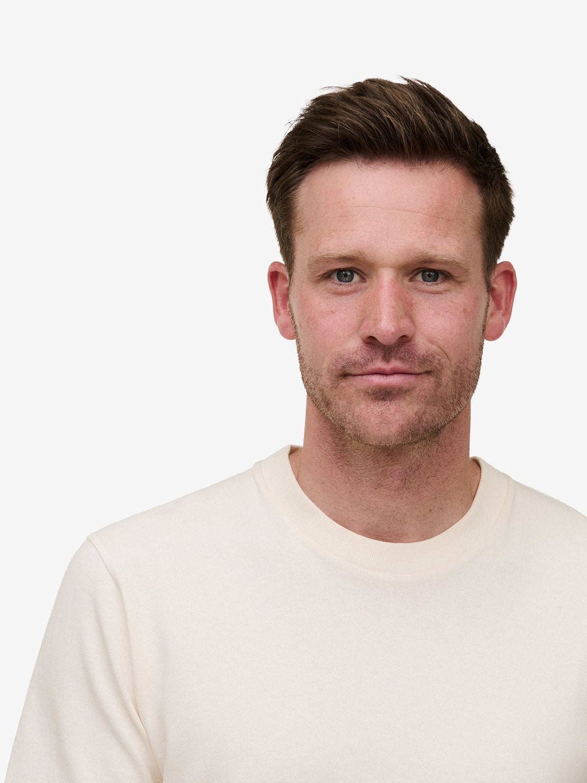 Organic Cotton T-Shirt – Off White - Roviane