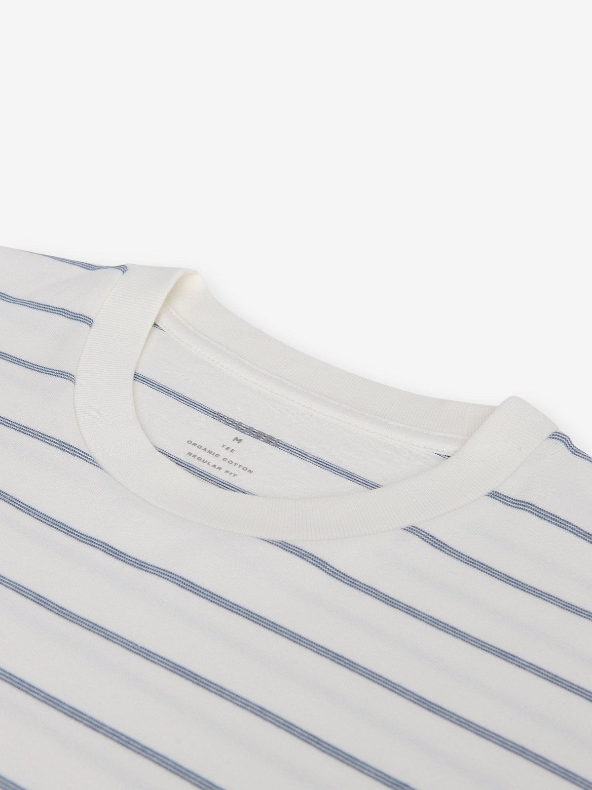 Midweight Striped T-Shirt – Flintstone Blue - Roviane